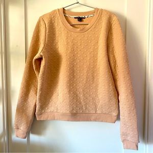 princesse tam.tam (French brand) 🌸 quilted soft pink athleisure sweatshirt